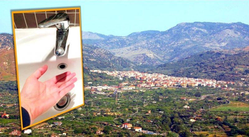 Francavilla di Sicilia: un’intera popolazione “a secco” a tempo indeterminato