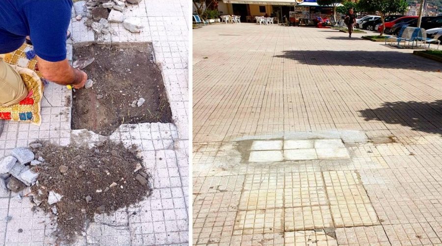 Giardini Naxos: cittadini “faidate” per mettere in sicurezza la centrale Piazza San Pancrazio