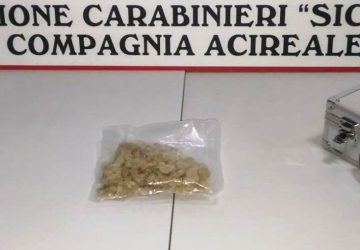 Acireale, pizzicato con la valigetta piena di &ldquo;ecstasy&rdquo;: arrestato 34enne