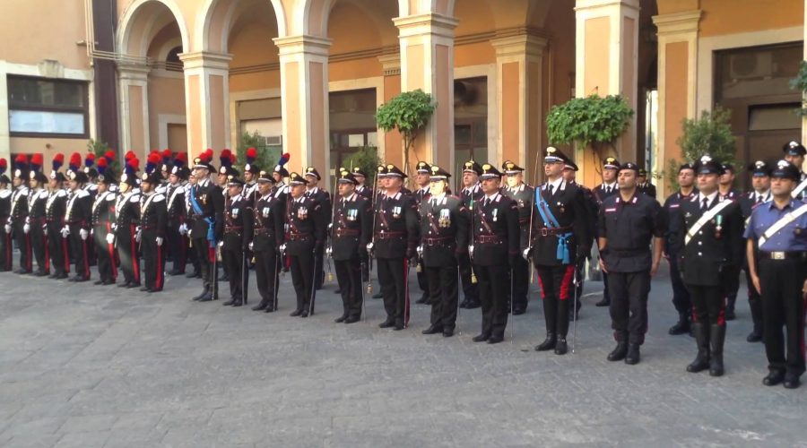 Catania, Festa dell’Arma: encomi anche alla Compagnia di Giarre