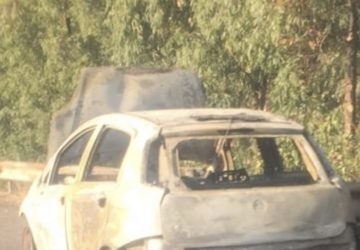 A18, a fuoco una Punto sulla corsia di emergenza. Lunghe file nei pressi di Giarre