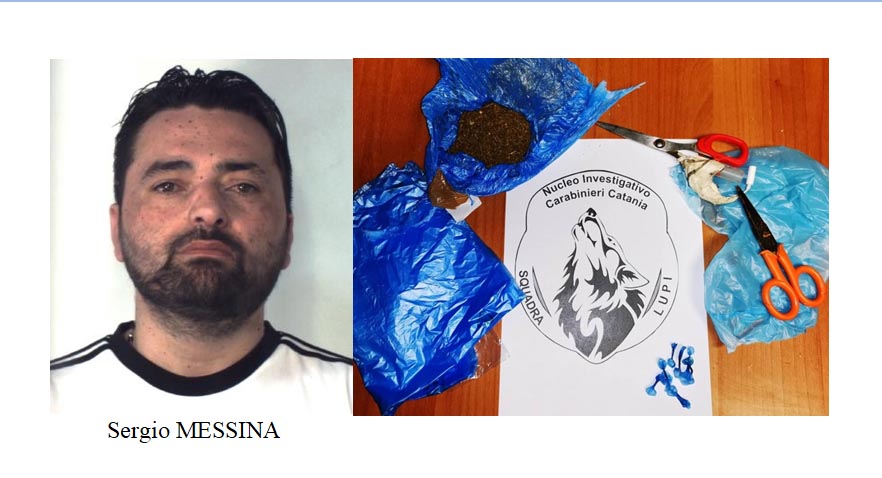 Nascondeva in cucina “crack” e “erba”: un arresto dei “Lupi” a Catania