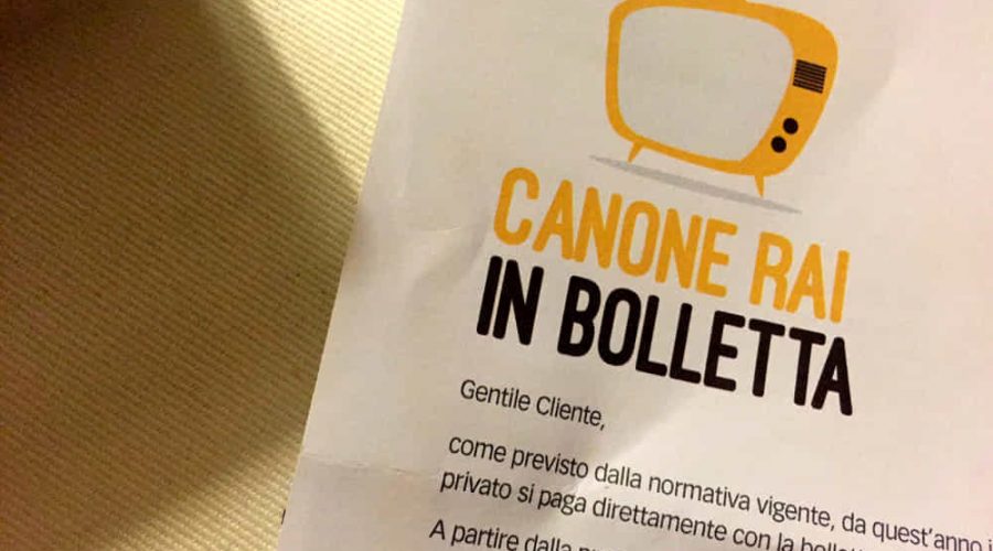 Canone Rai, depositata proposta per l’abolizione Canone Rai, depositata proposta per l’abolizione