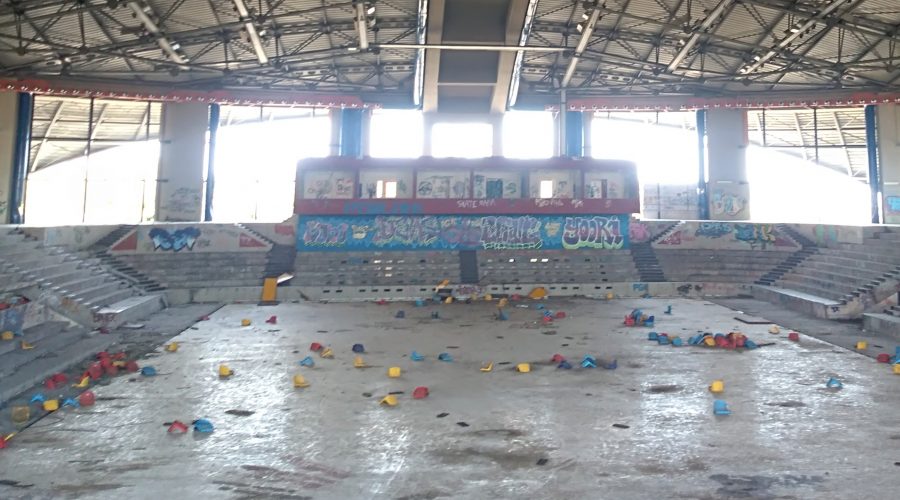 PalaNesima a Catania ridotto ad un cumulo di macerie