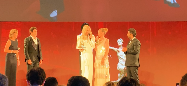 Taormina risplende con Nicole Kidman al teatro antico VIDEO