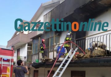 S.Alfio, divampa incendio in una abitazione. Intervento dei vigili del fuoco