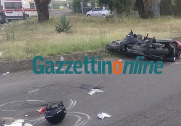 Mascali, grave incidente stradale in via Amato. Scontro auto moto: interviene elisoccorso