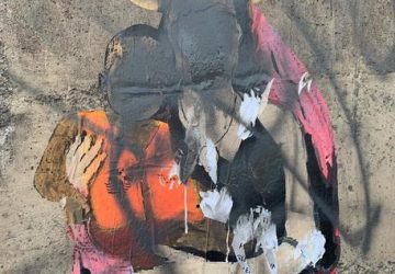 Taormina, avvocato leghista di Taormina imbratta il graffito di Carola Rackete