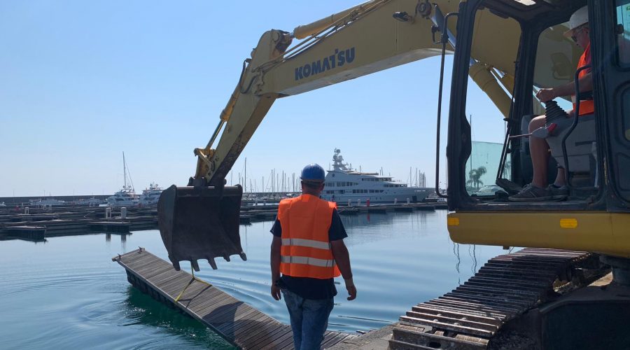 Riposto: alla presenza di Musumeci e Falcone avviati i lavori al primo bacino del porto VIDEO