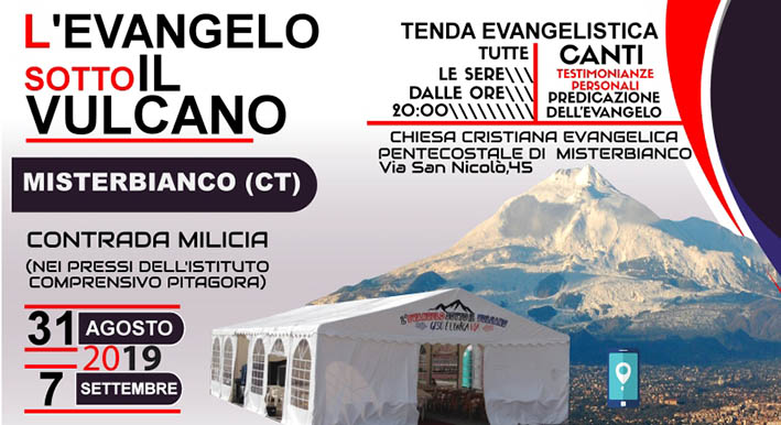 Misterbianco, da sabato 31 agosto settimana di tenda evangelistica