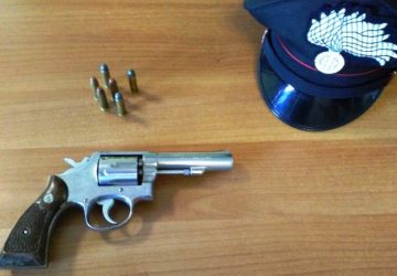 Catania, minacciava l&rsquo;ex moglie e la figlia con un revolver clandestino: arrestato e rinchiuso in carcere