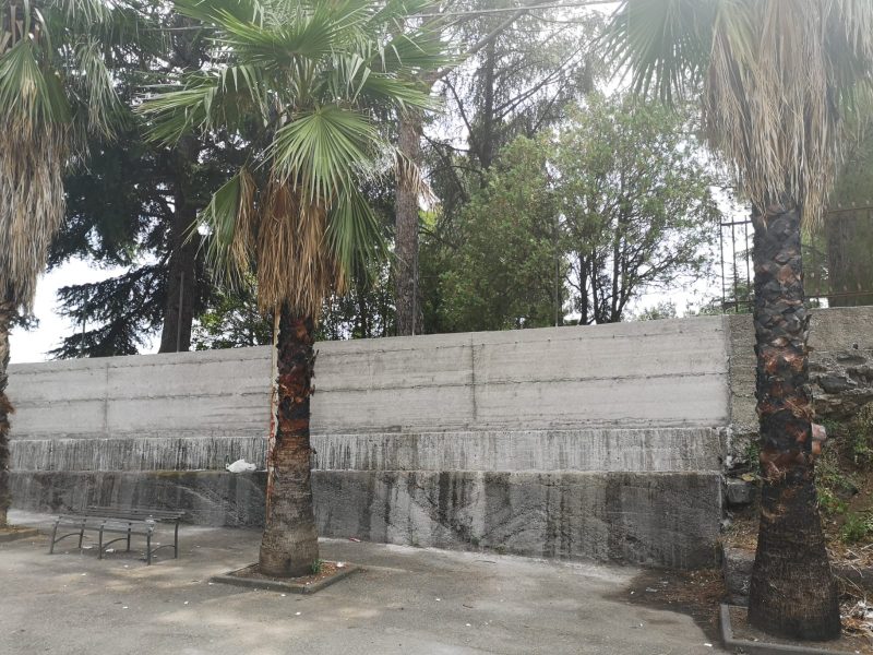 Parco di San Giovanni Montebello, ultimati i lavori nel muro di cinta