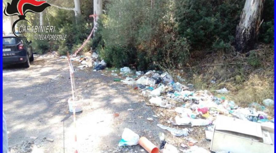 Caltagirone, sorpresi mentre abbandonano dei rifiuti nel bosco Santo Pietro: tre denunciati