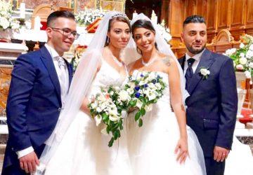 A Riposto il bello di essere sorelle gemelle: due matrimoni "in uno"  VIDEO