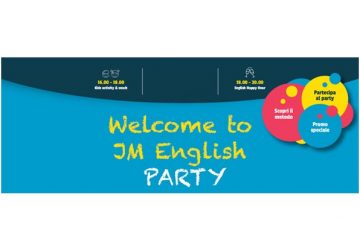 Welcome to JM English PARTY - Open Day in tutte le sedi per scoprire il metodo JM English