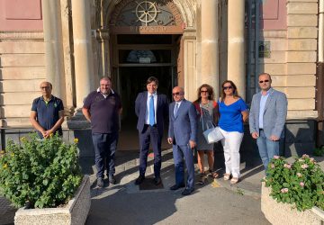 Riposto, sopralluogo al Nautico del sindaco della Città Metropolitana di Catania Pogliese: "Per il restauro oltre 1 milione di euro"