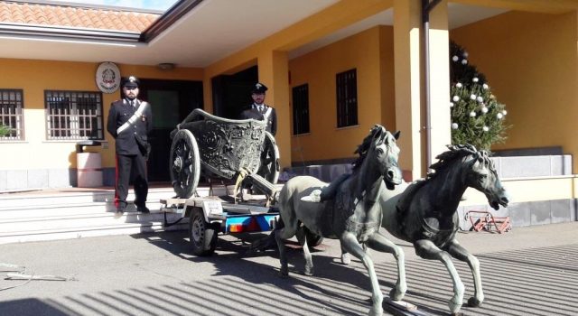 Catania, 17 arresti dei carabinieri. Recuperata opera d’arte dal valore inestimabile I NOMI FOTO VIDEO