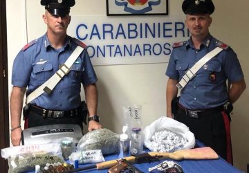 Catania, sequestro di armi e droga: due arresti