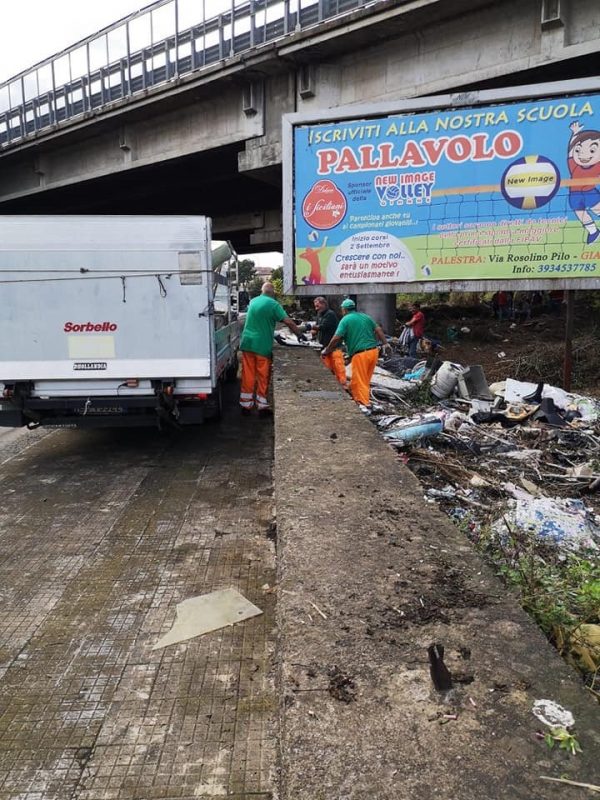 Giarre, completata bonifica discarica sul viale don Minzoni