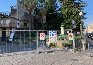Giarre, il cantiere farsa di Villa Garibaldi. Da tre mesi fermo biologico