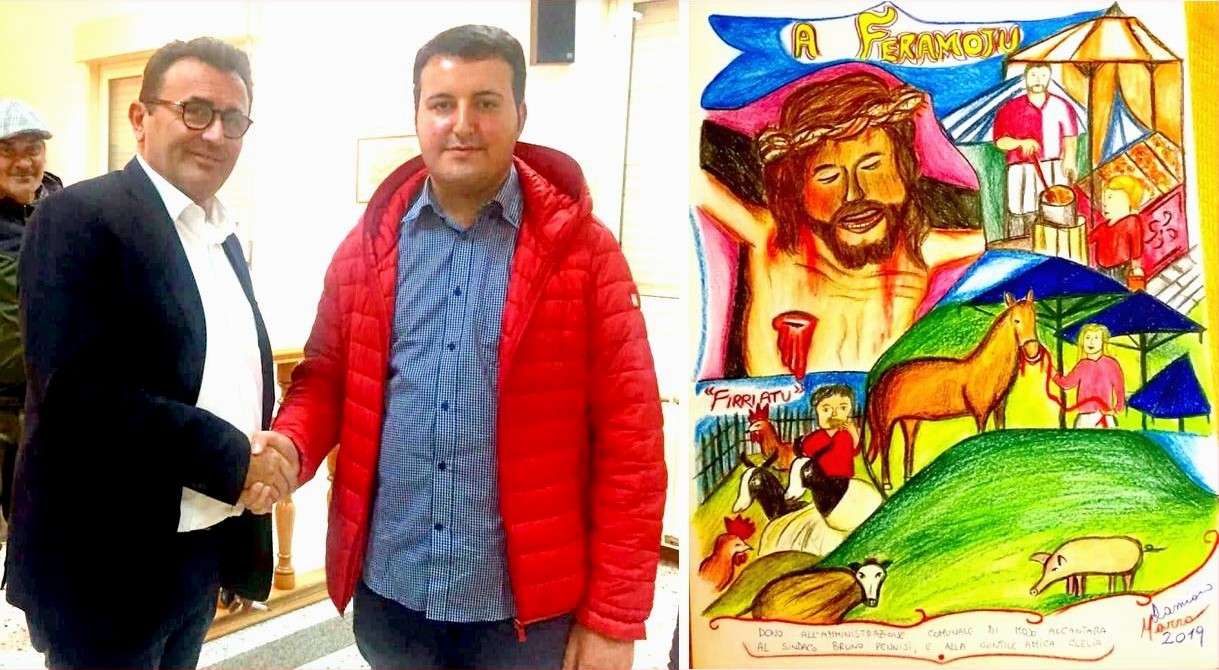Mojo Alcantara: il Crocifisso ligneo e la “Fera” nella pittura di Damiano Marra