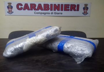 Giarre, colpo grosso dei carabinieri. Sequestrati 4 chili di marijuana: due arresti