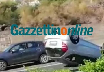 Tangenziale, incidente nei pressi dello svincolo per Misterbianco VIDEO