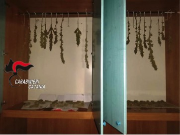 Catania, armadio a quattro ante “stupefacente”: un arresto a San Cristoforo