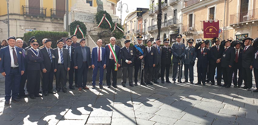 Giarre, le celebrazioni del IV Novembre