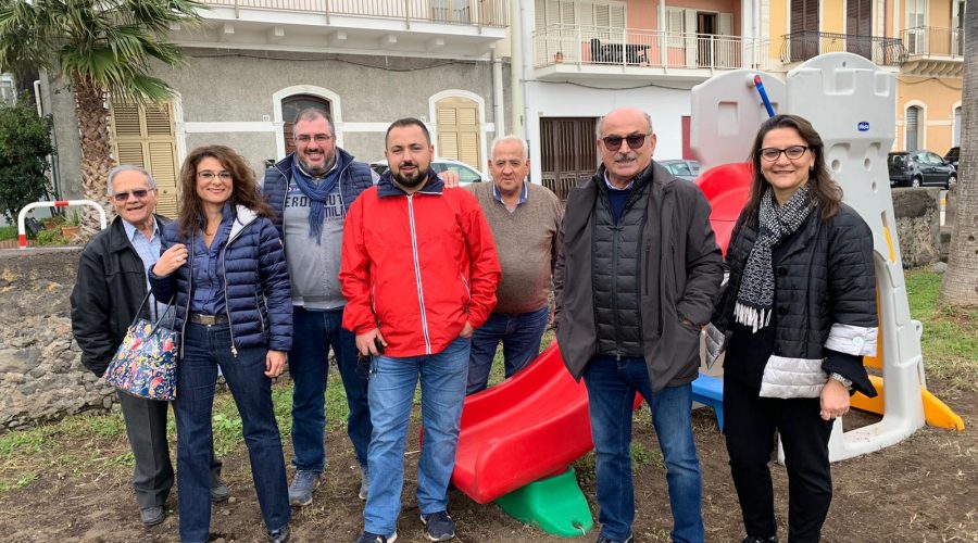 Inaugurata l’area ludica sul lungomare di Torre Archirafi