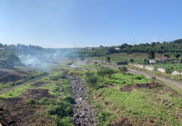 Torrente Macchia, bonifica nel tratto finale di Santa Maria la Strada