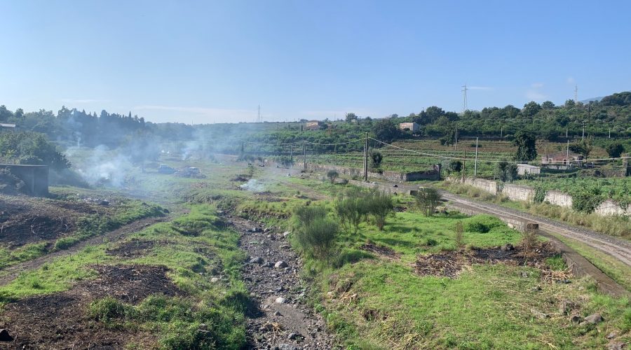 Torrente Macchia, bonifica nel tratto finale di Santa Maria la Strada