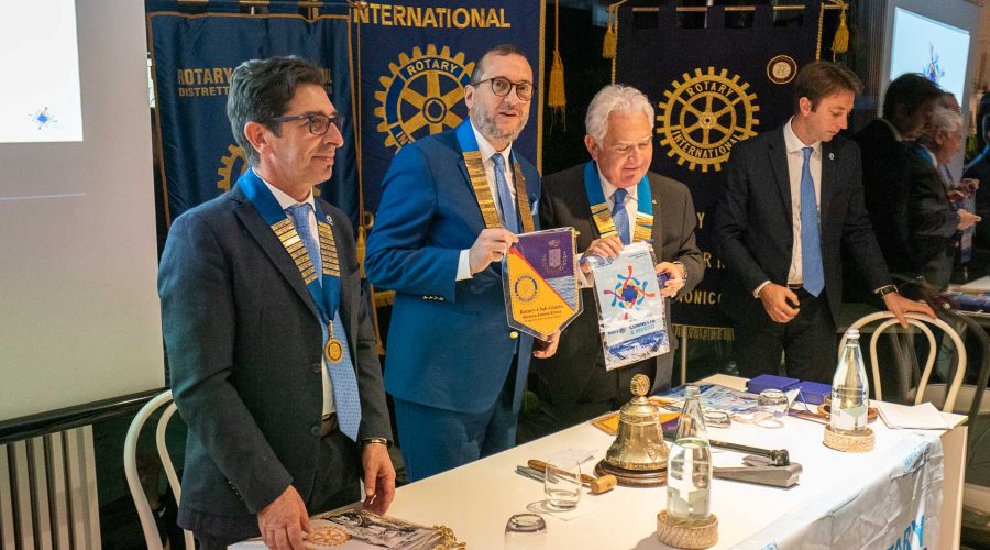 Il governatore del Rotary visita i club di Giarre e di Randazzo