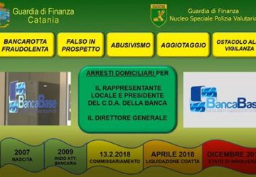Catania, terremoto Banca Base: arresti della GdF NOMI VIDEO