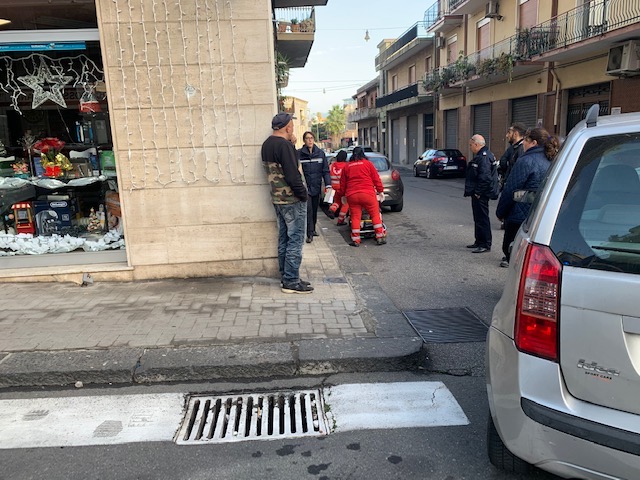 Giarre, pedone investito in via Rosmini