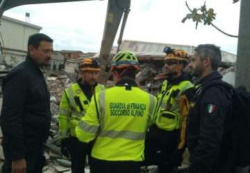I finanzieri del Soccorso Alpino di Nicolosi nel teatro operativo dell&rsquo;Albania colpita duramente da un terremoto