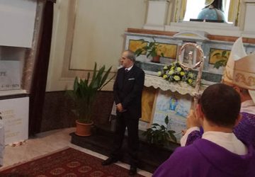 Giarre, padre Ambrogio è "tornato" nella sua chiesa "San Francesco"