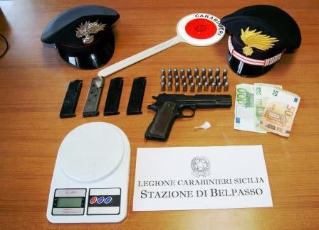 Belpasso, deteneva una pistola clandestina pronta all’uso: arrestato un ventenne
