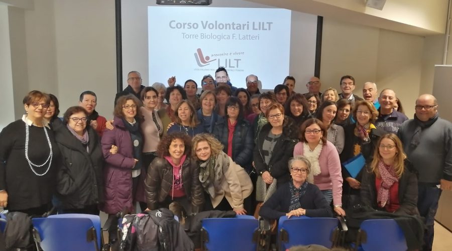 Catania, concluso corso di formazione per volontari Lilt