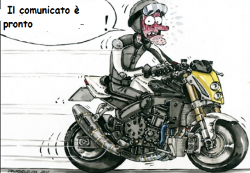 Per fare l'addetto stampa occorre la moto? Fortunatamente no