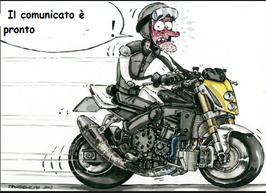 Per fare l’addetto stampa occorre la moto? Fortunatamente no