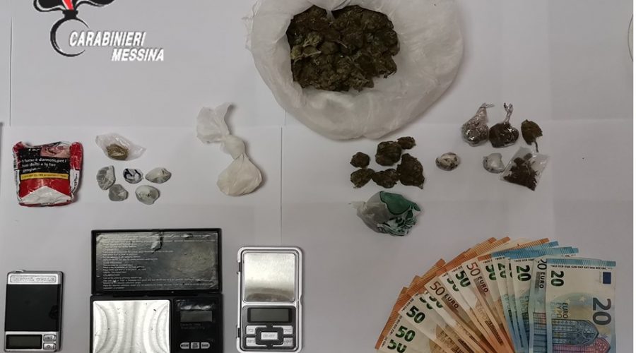 Deteneva marijuana e cocaina: 52enne arrestato dai Carabinieri di Taormina