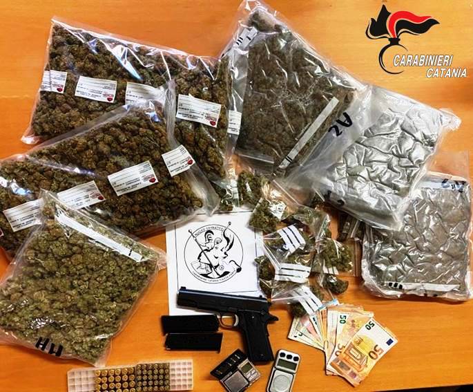 Aci Catena, blitz antidroga dei CC: 3 gli arrestati, 2 sono sorelle