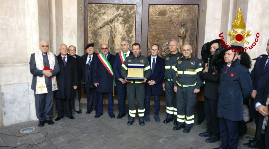 Giarre, al Duomo celebrazioni per i Vigili del fuoco