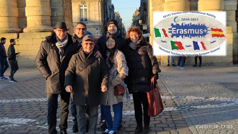 Quattro docenti dell’Alberghiero di Giarre, beneficiari di borse di studio, partono per la Francia