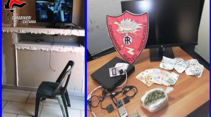 Catania, spaccio protetto dalle telecamere: pusher in manette a San Giorgio