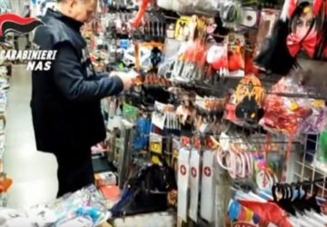 Catania, sequestrati dai carabinieri articoli di Carnevale pericolosi per la salute