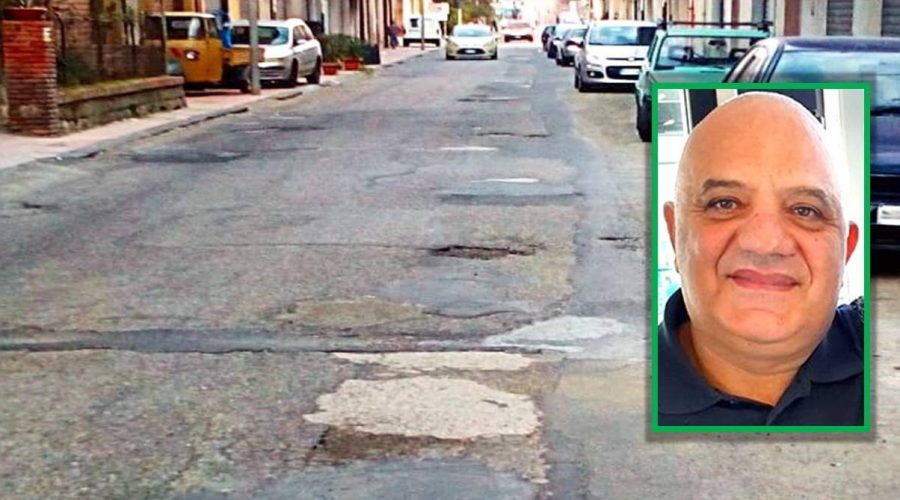 Francavilla di Sicilia: un esposto contro i “crateri” di Via Regina Margherita