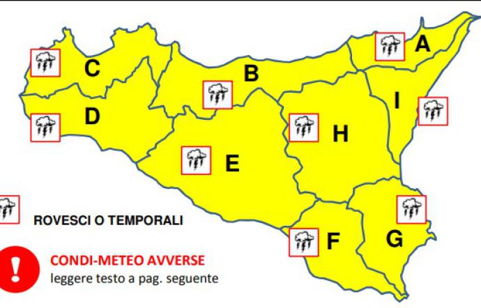 Allerta meteo “gialla” per venerdi 27 marzo. Nuovo bollettino