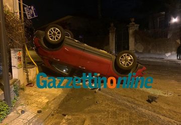 Giarre, drammatica collisione sul viale Sturzo nella notte VIDEO